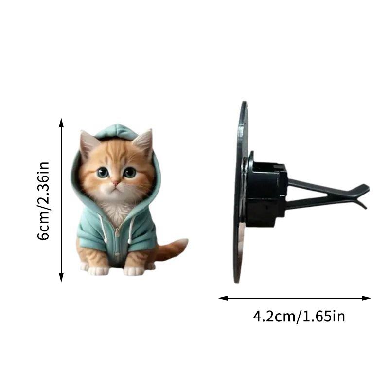 Women Accessories Outlet - Kedi Araba Hava Spreyi Klipsli Havalandırma