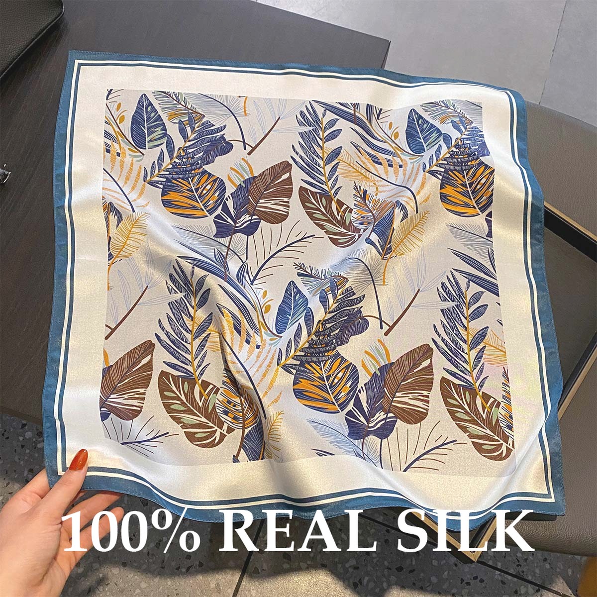 Accessories Brand For Women - Lüks Marka 100% Gerçek ipek eşarp
