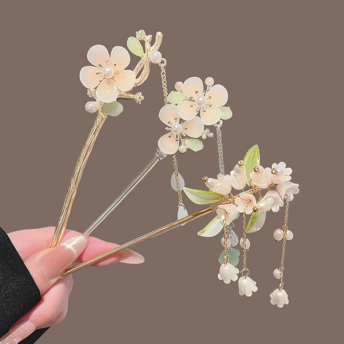 Vintage Çin Tarzı Püsküllü Saç - Pearl Hair Pin incelemesi ve fiyatı