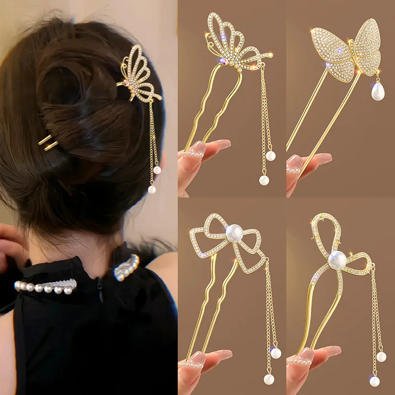 Antika tarzı inci taklidi high - Pearl Hair Pin incelemesi ve fiyatı