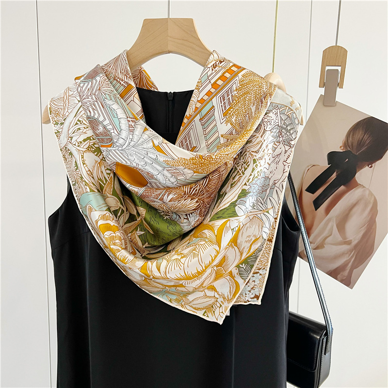Saten İpek Eşarp 110cm Marka D - Accessories Brand For Women incelemesi ve fiyatı