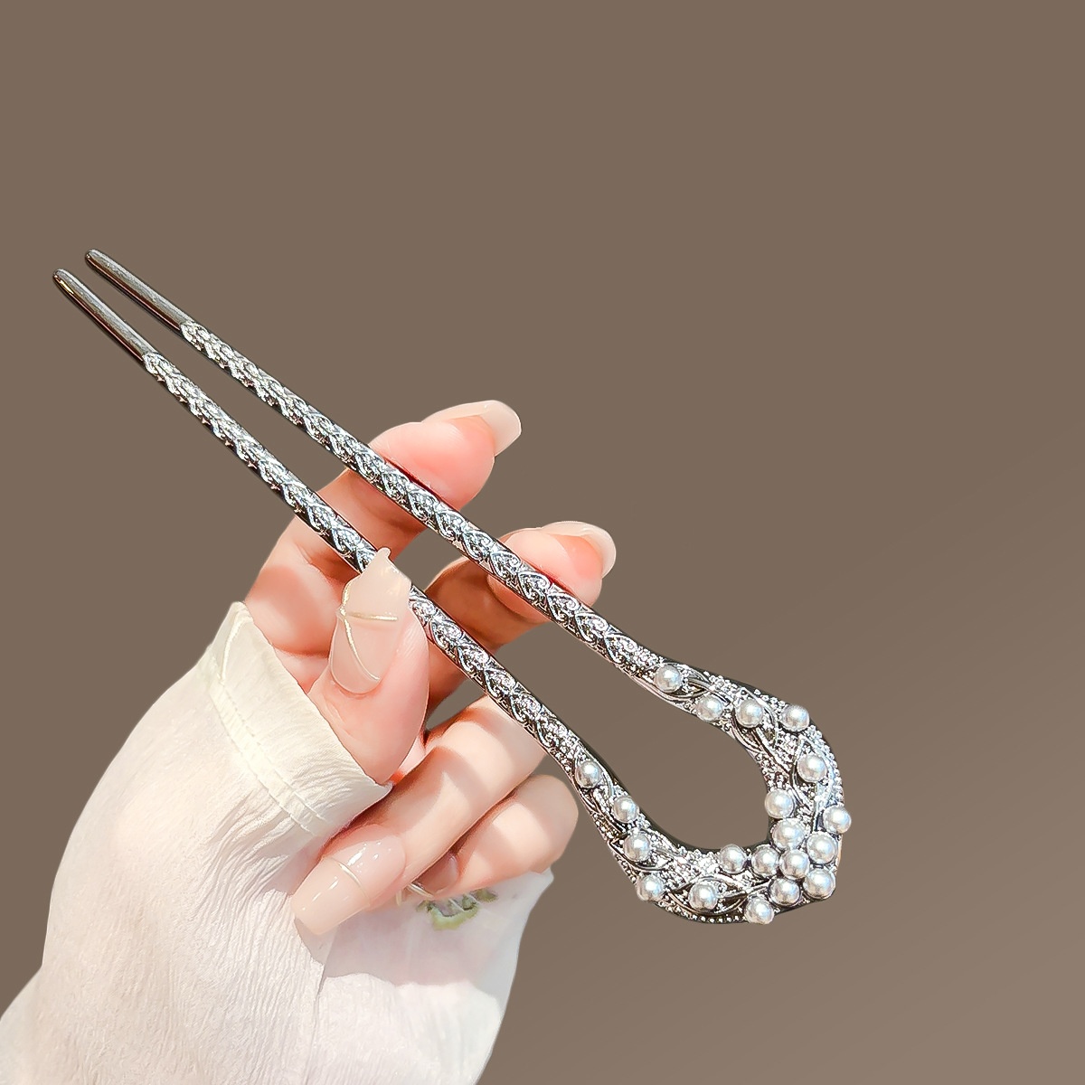 Yeni Inci U Şekilli Firkete Ka - Pearl Hair Pin incelemesi ve fiyatı