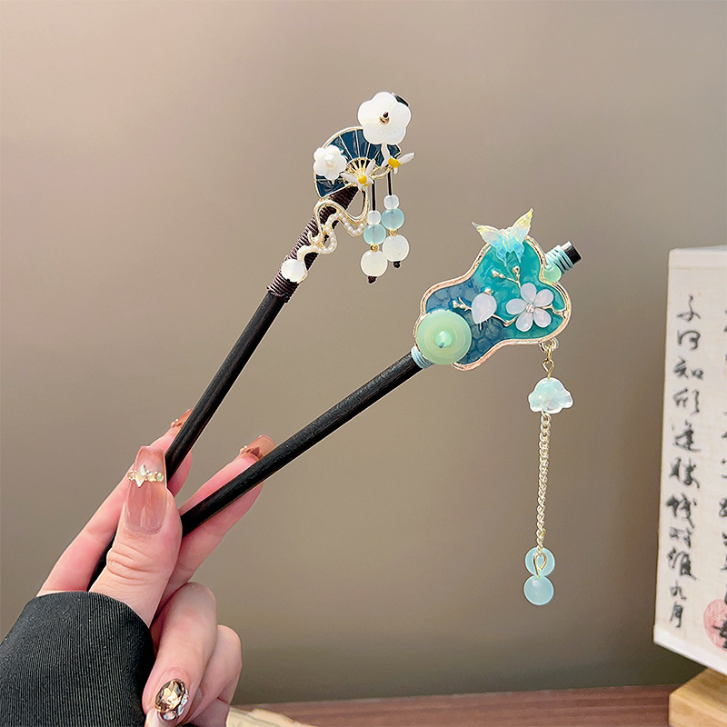 Klasik Püskül Saç Tokası Siyah - Pearl Hair Pin incelemesi ve fiyatı