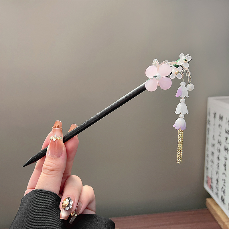 Klasik Püskül Saç Tokası Siyah - Pearl Hair Pin incelemesi ve fiyatı