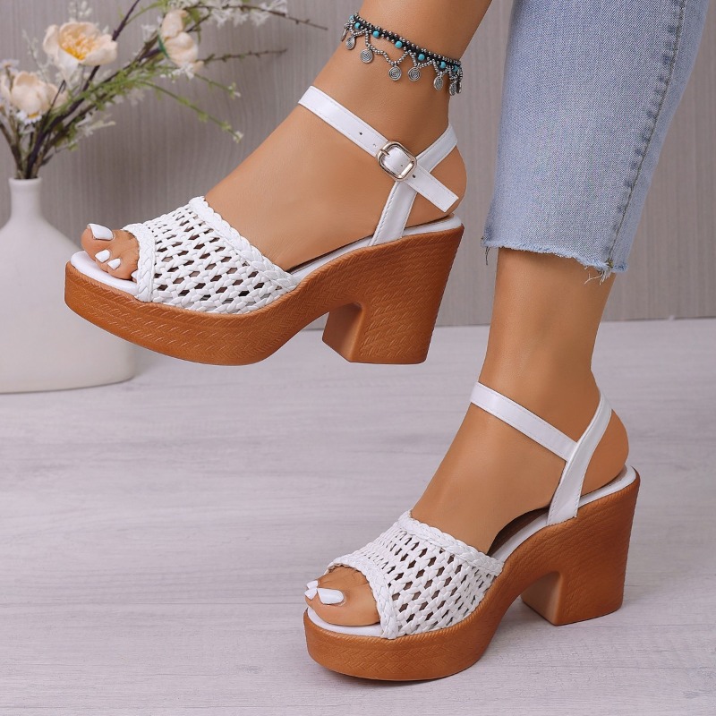 Zarif kadın Örgülü Yüksek Topu - Women'S Accessories Trends 2025 incelemesi ve fiyatı